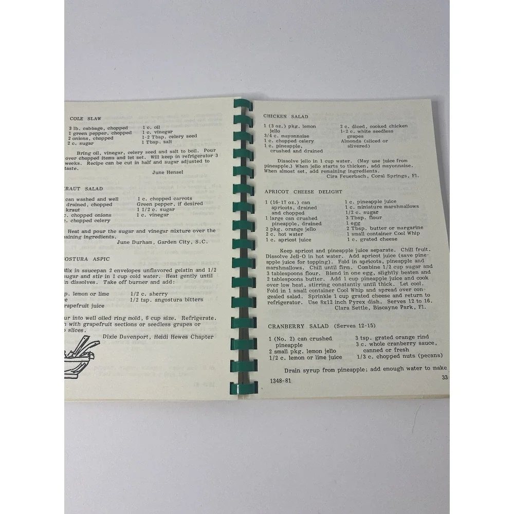 24 Carrot Cookbook University Of Miami‎ Florida 1981 Vintage Spiral Recipes